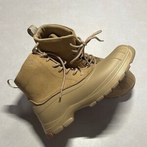 Sperry Tan Waterproof Duck Boot Ankle Boots